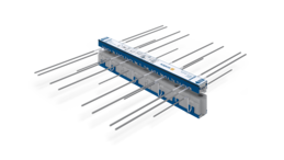 Schöck Isokorb® T typu K-F z łożyskiem oporowym HTE-Compact®: Element izolacji termicznej do balkonów wspornikowych